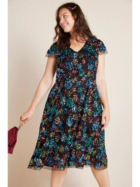 Anthropologie | Dresses | Anthropologie Celandine Sea Life Embroidered Mini  Dress | Poshmark